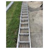 Werner 32ft aluminum extension ladder
