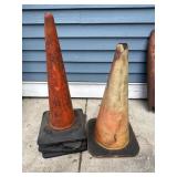 5 safety cones