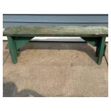 Primitive wooden bench