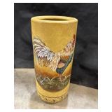 Ceramic Rooster Umbrella Holder