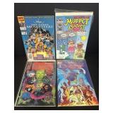 4 Comic Books - Marvel, Harvey, & Topps comics