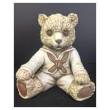 Outdoor Ceramic sailor teddy bear figurine