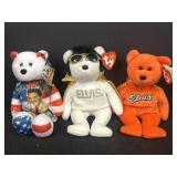 Elvis Presley Ty Beanie Babies & Gallery Treasures