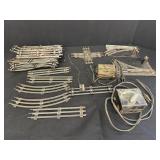 Marx train tracks & transformer