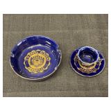 U.S. Naval Academy ashtray, cup & saucer