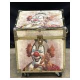 Clown Trunk on Wheels