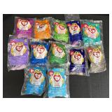 Complete set of 1998 McDonalds Ty Teenie Beanies