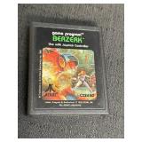 Berzerk Atari video game cartridge.