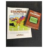 Activision Stampede game cartridge & instructions