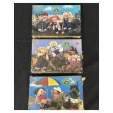(3) 1984 Cabbage Patch Kids 100 piece puzzles -