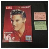 Life Magazine Remembering Elvis & Licenses
