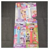 (4) Pez Candy Dispensers: Disney Princess,