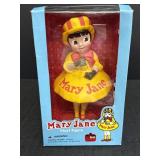 2007 Necco Mary Jane vinyl figure, new in box, 9in