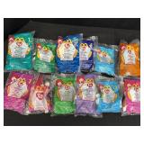 Complete set of 1999 McDonalds Ty Teenie Beanies