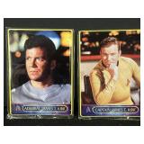1997 Star Trek metal collector cards w/ Admiral