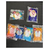 (6) 1996, 1998, 2000 McDonalds Ty Teenie Beanies