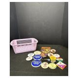 Vintage Pinback Buttons/ Pins