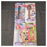 (4) Pez Candy Dispensers: Marvel, Star Wars,