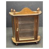 Vintage Wooden Miniature Showcase