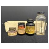 Vtg glass bottles