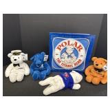 4 Titanic bears & Polar The Titanic Bear book -
