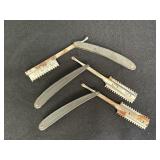 3 Durham-Duplex safety/straight folding razors
