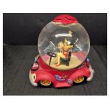 Betty Boop Red Car Water Globe music box