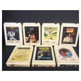 Variety of Elvis Presley 8-track & Camden tapes