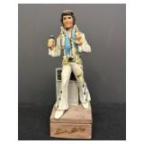 Elvis Presley porcelain whiskey decanter music box