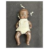 4' African American Bisque Jointed Doll