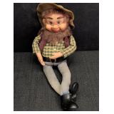 Hillbilly Moonshiner Doll w/ rubber face & hands