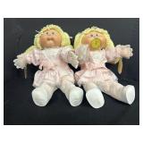 1985 Coleco Cabbage Patch Kids twin dolls