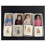 Miniature American Girl Dolls w/ books