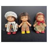 2- 3.5' Uneeda Pee Wee dolls