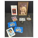 Elvis Presley memorabilia - picture, pin,