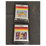 2 Imagic game cartridges - Dragonfire & Riddle of