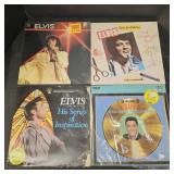 (4) Elvis Vinyl Record Albums: You'll Never Walk