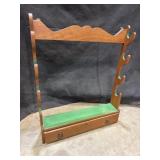 Wall Mount Gun Rack w/ one Drawer