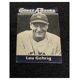 Lou Gehrig Collect-A-Book 3.5 long x 2.5in wide