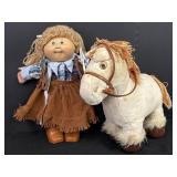 1984 Coleco Cabbage Patch Kids cowgirl & horse