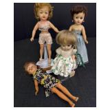 3 Ideal(?) dolls 10in, & 8in doll