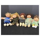 (5) Variety of Cabbage Patch Kids dolls