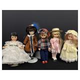 Madame Alexander 8in Scarlett doll & 4 other 8in