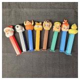 (8) Vintage Pez Candy Dispensers: Santa, Snoopy,