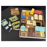 Misc. doll house furniture, variety of brands -