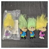 1993 Burger King Kids Club Troll Glow-in-the-Dark