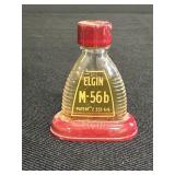Elgin M-56b watch oil glass bottle