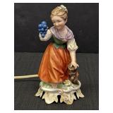 European Figurine Lamp