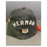 Kerman Masonic Shrine Fez hat w/tassel.