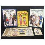 Vtg. Cut out and paper doll books